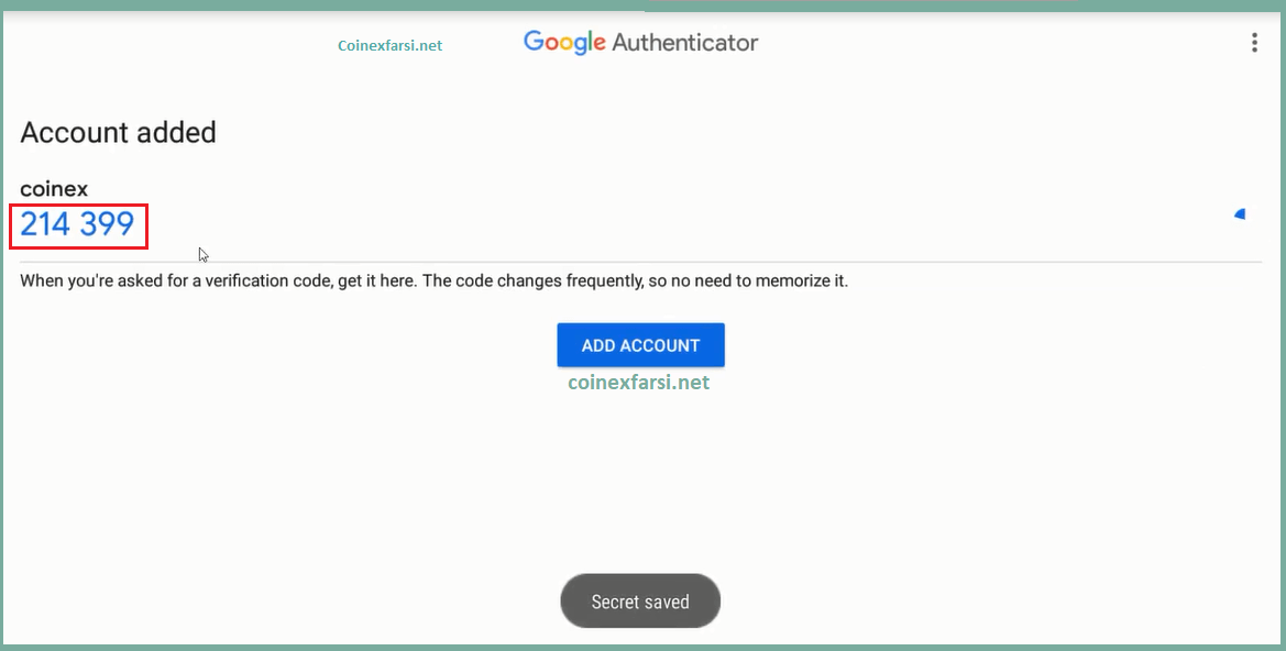 آموزش فعال سازی Google Authenticator در صرافی کوینکس 